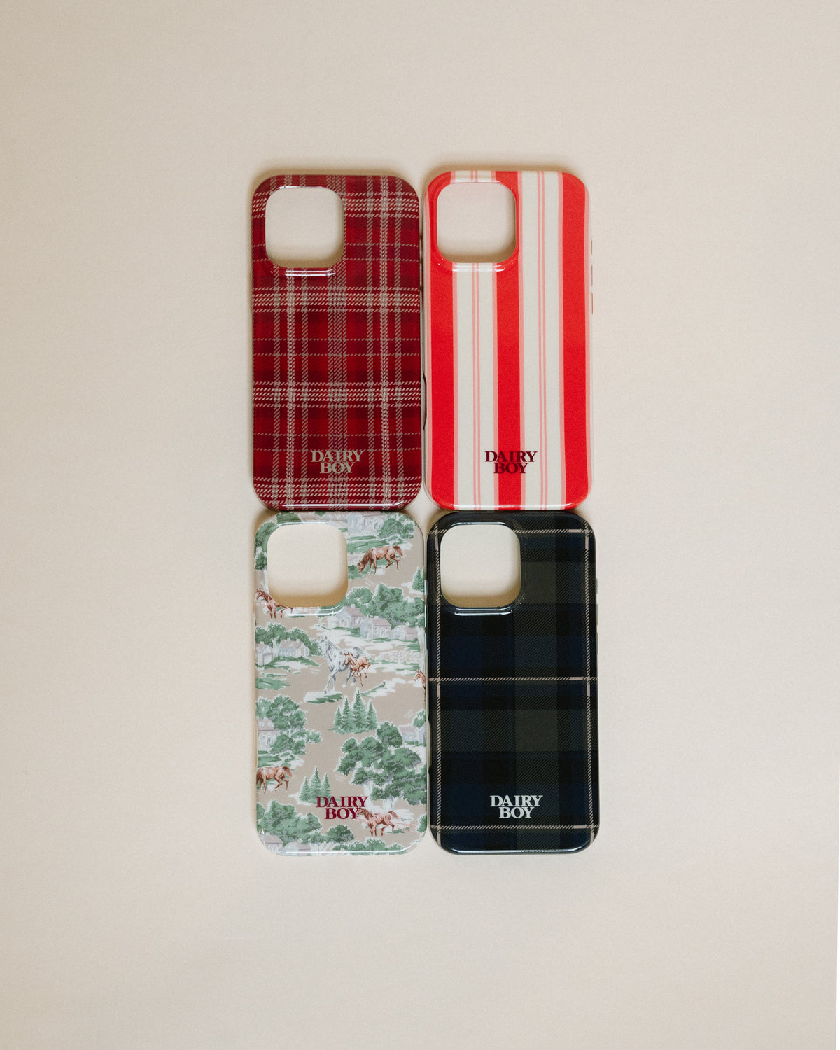 Holiday Phone Case - Candy Cane Stripe