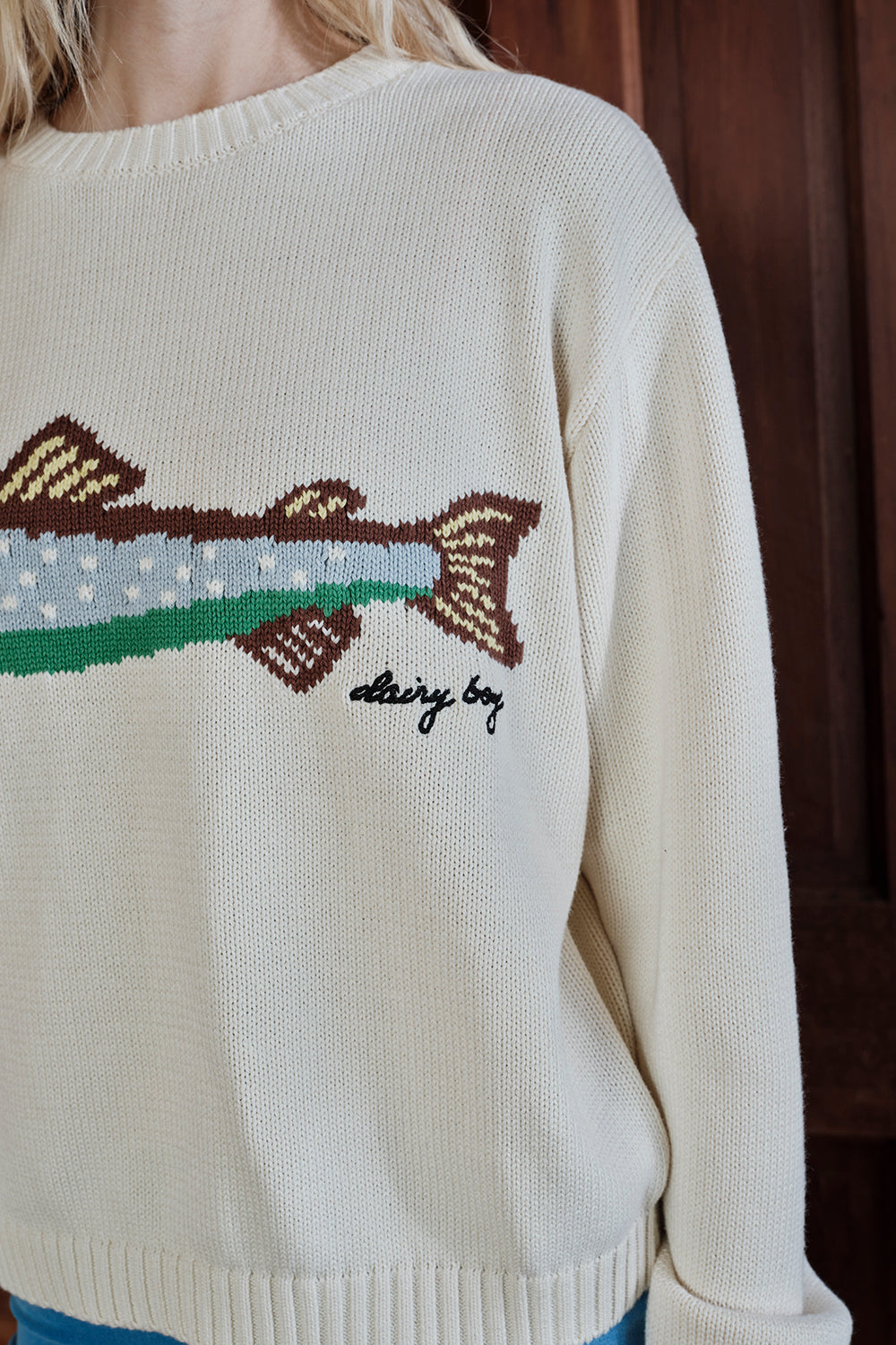 The Fisherman's Daughter Sweater - Oyster