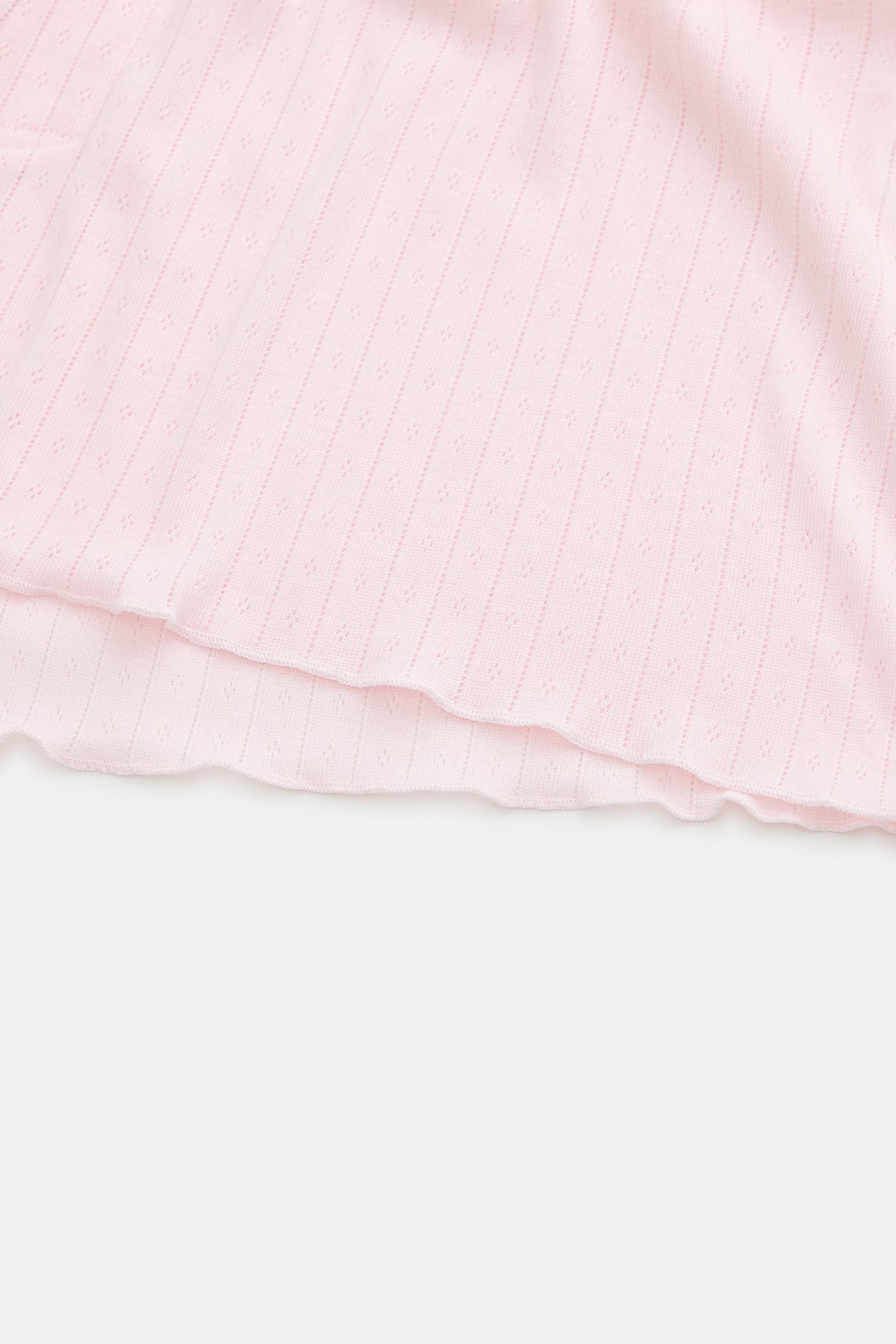 Pointelle Sleep Short - Blush