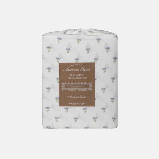 Cottage Floral Sheet Set - Lilac