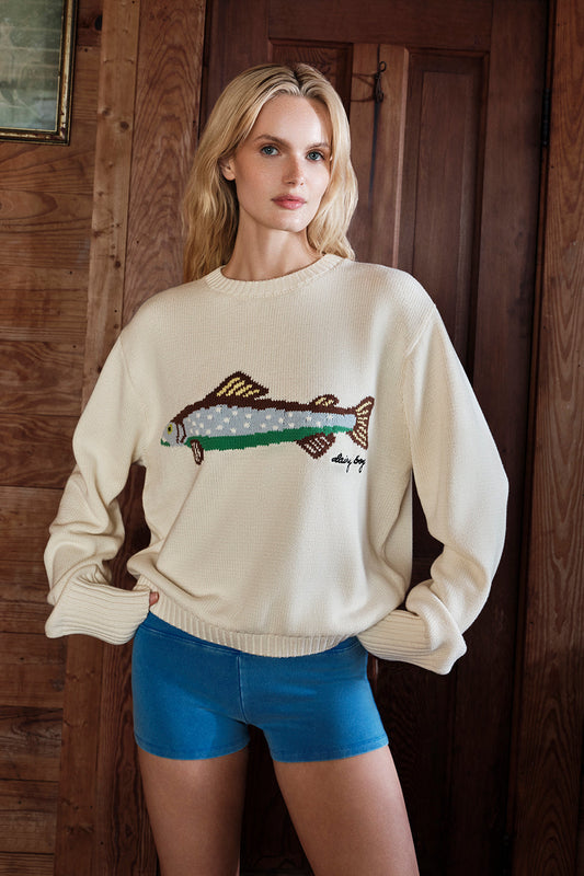 The Fisherman's Daughter Sweater - Oyster