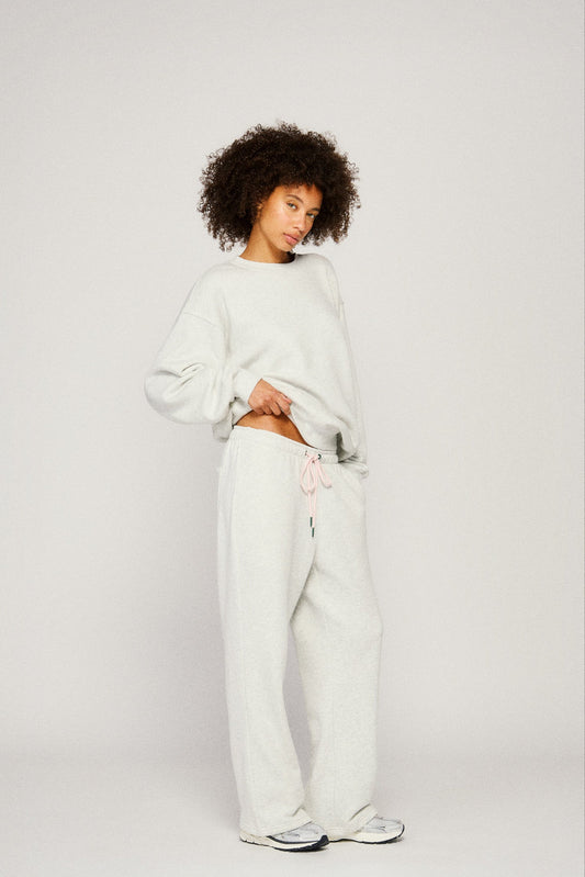 Milk Bottle Sweatpant - Heather Grey