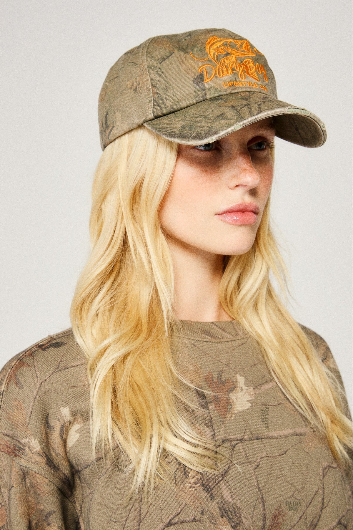 Fisherman Trucker Hat - Orange