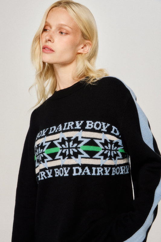 Ski Set Sweater - Black