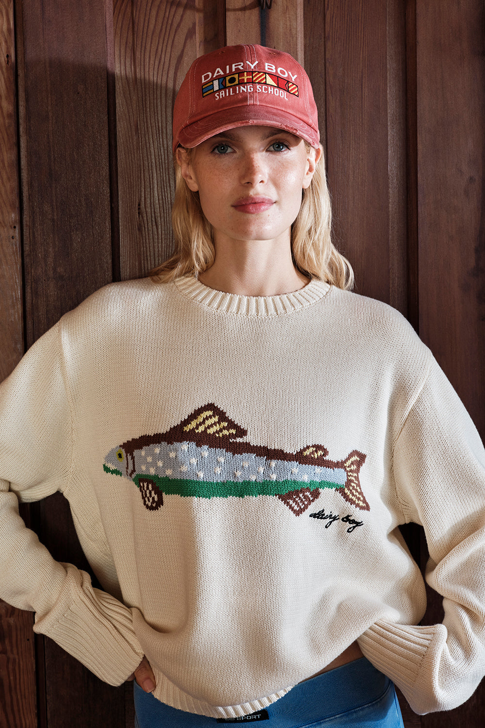Sailing School Baseball Hat - Nantucket Red