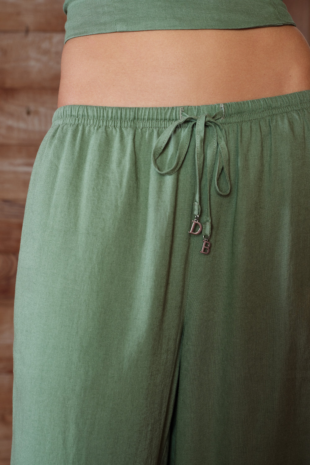 Everyday Linen Pant - Fern