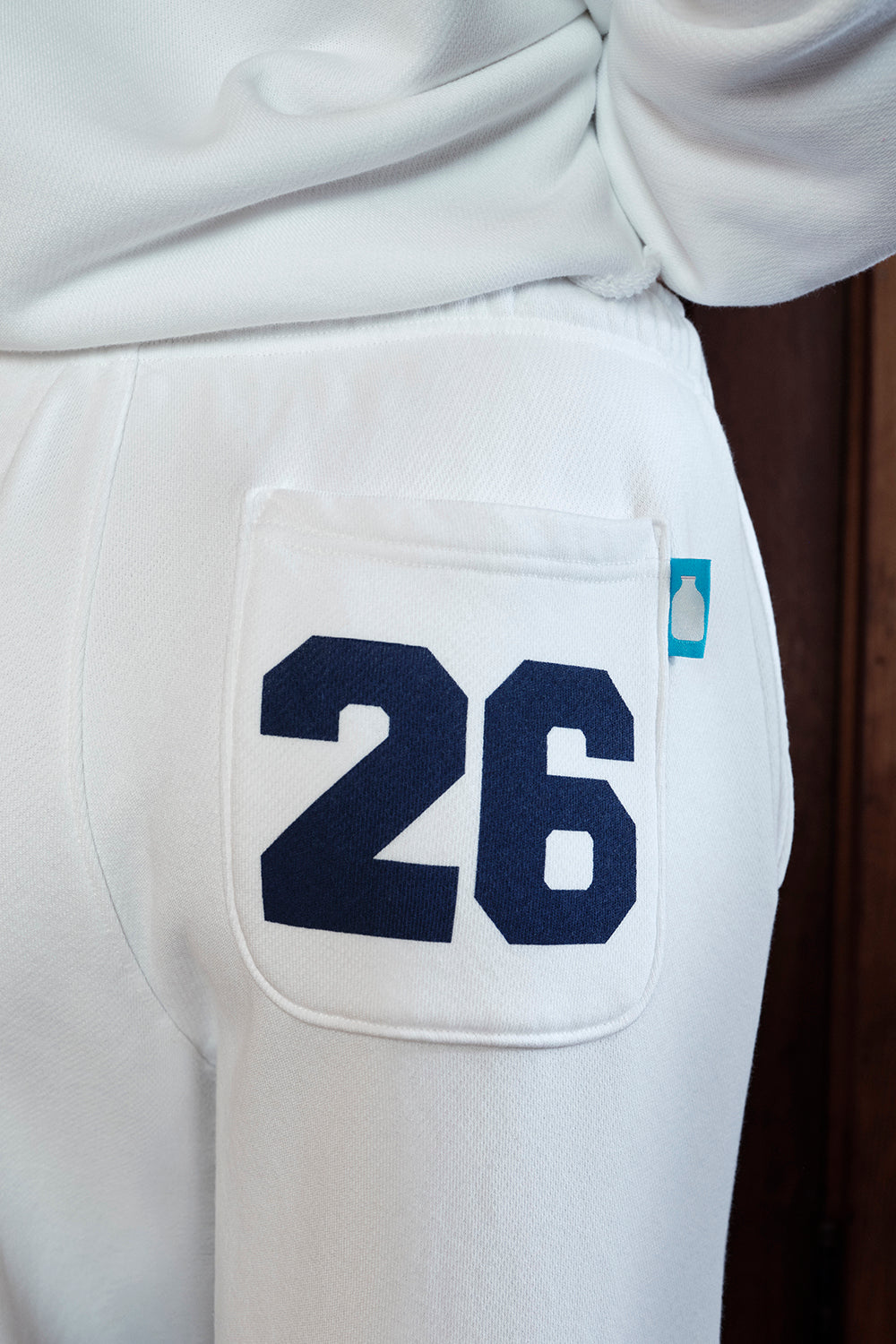 Straight Leg Sweatpant - Bright White