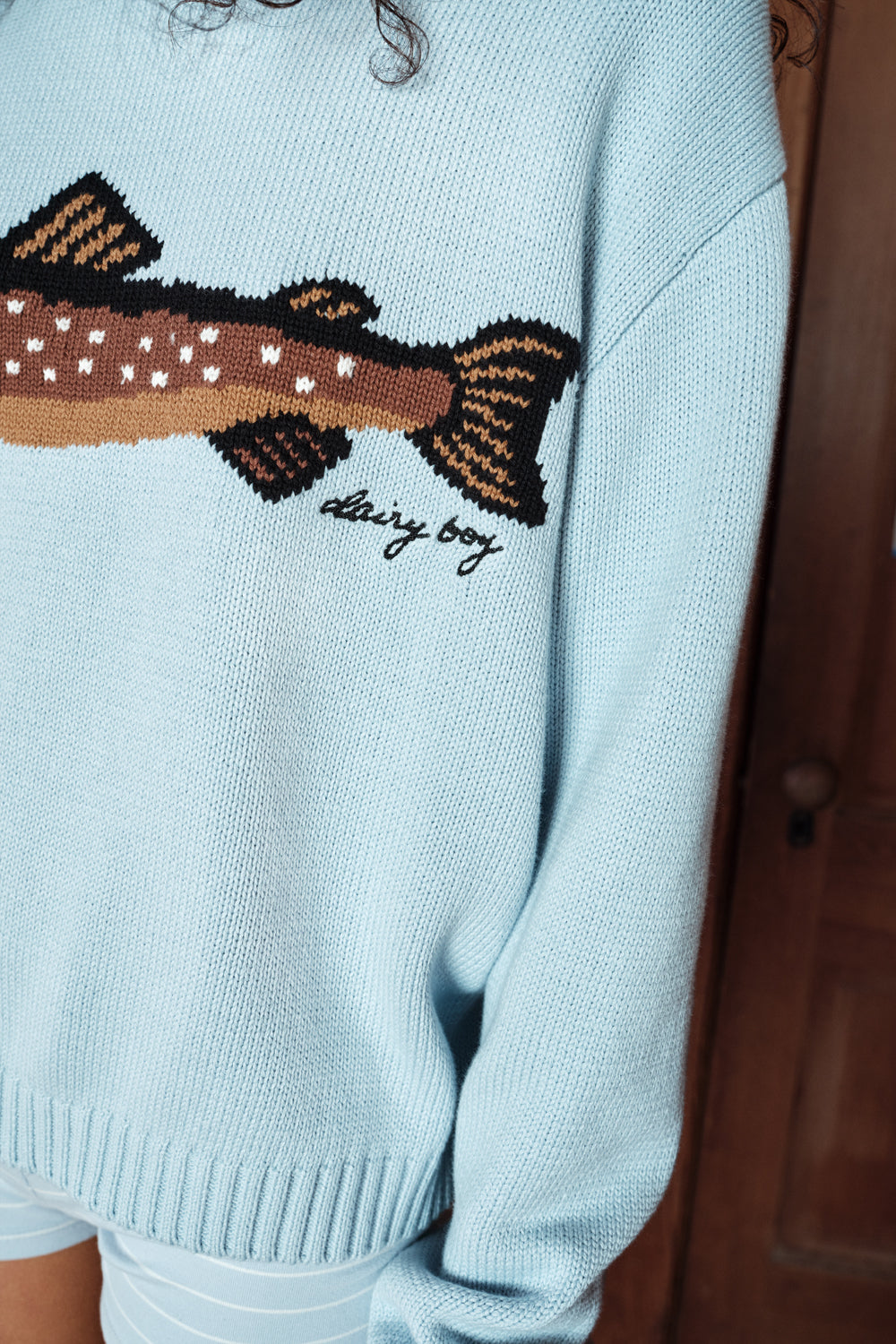 The Fisherman's Daughter Sweater - Bluepoint
