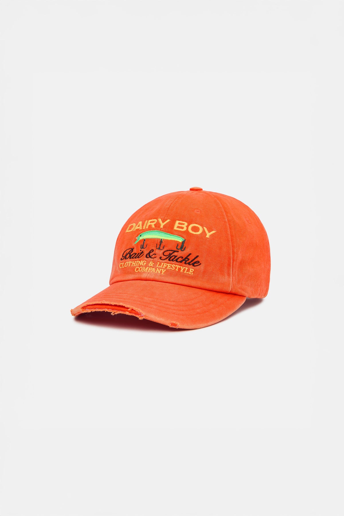 Bait & Tackle Baseball Hat - Orange