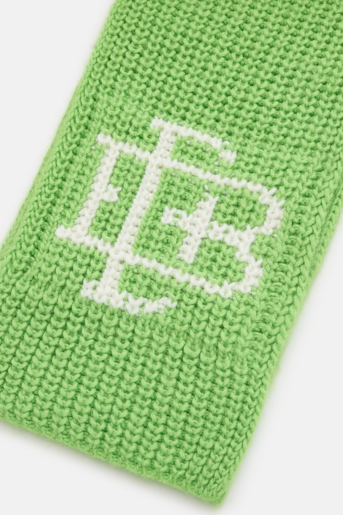 Winter Scarf - Lime Green