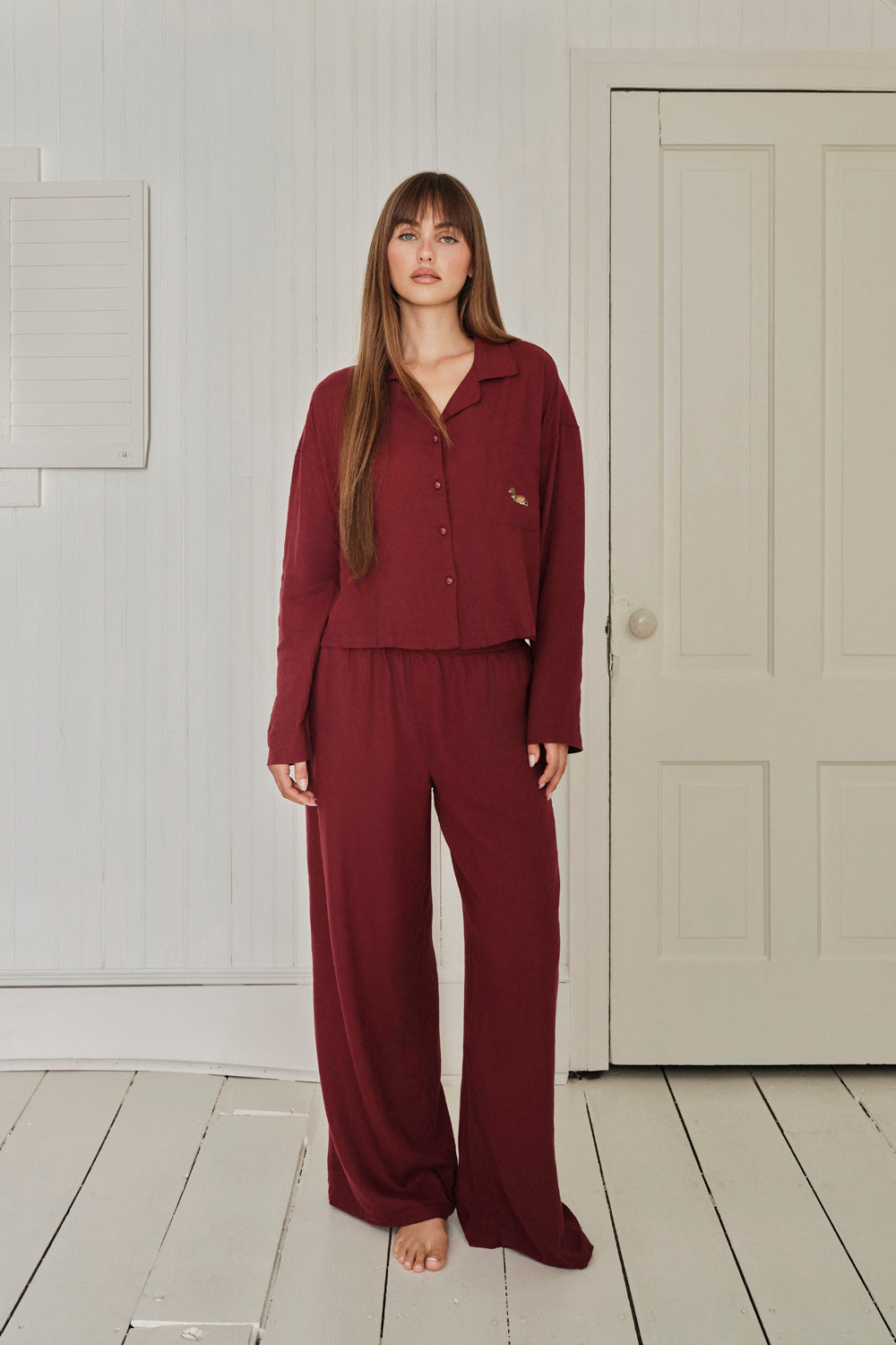 Farm Friends Sleep Set - Mallard in Merlot