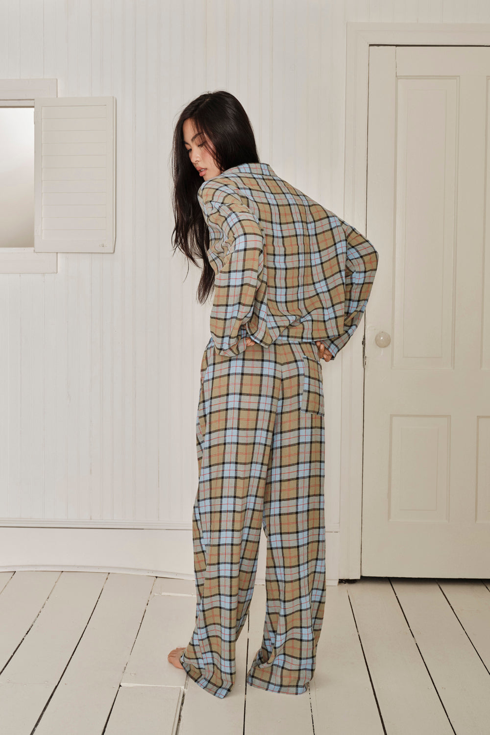 Farm Friends Sleep Set - Sheep in Scottish Plaid