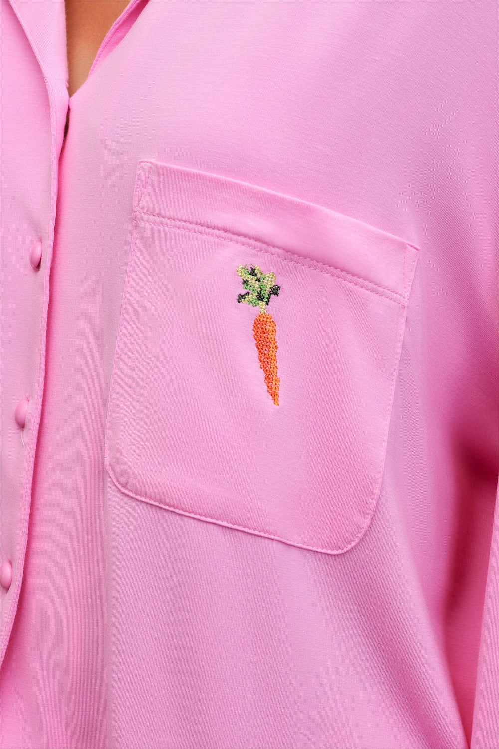 Garden Bed Sleep Set - Carrot in Taffy