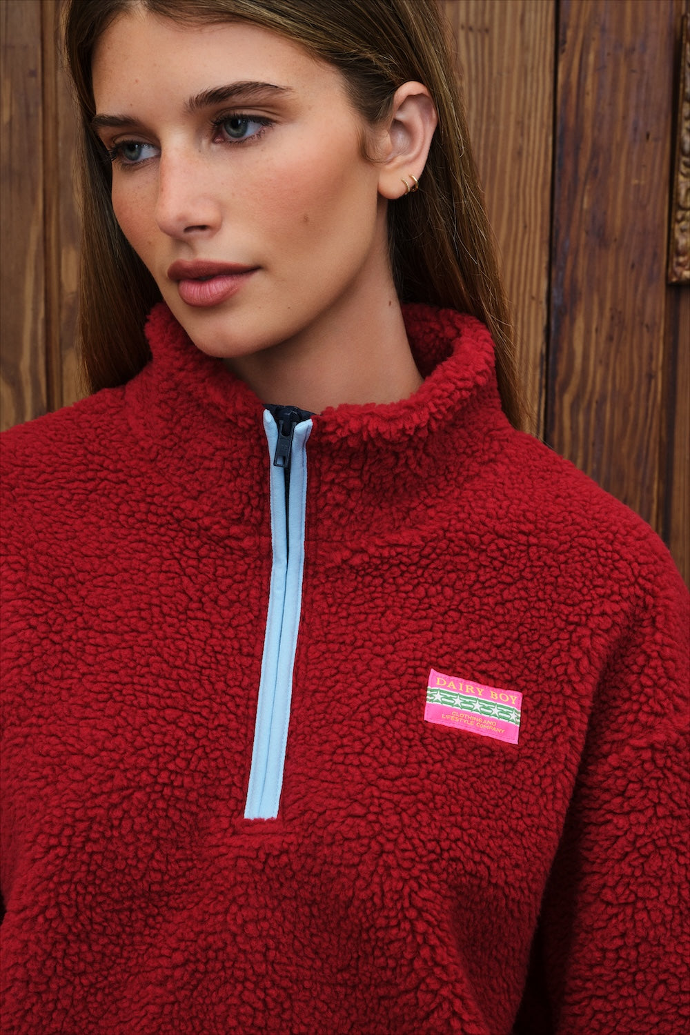 Mountain Fleece - Cranberry