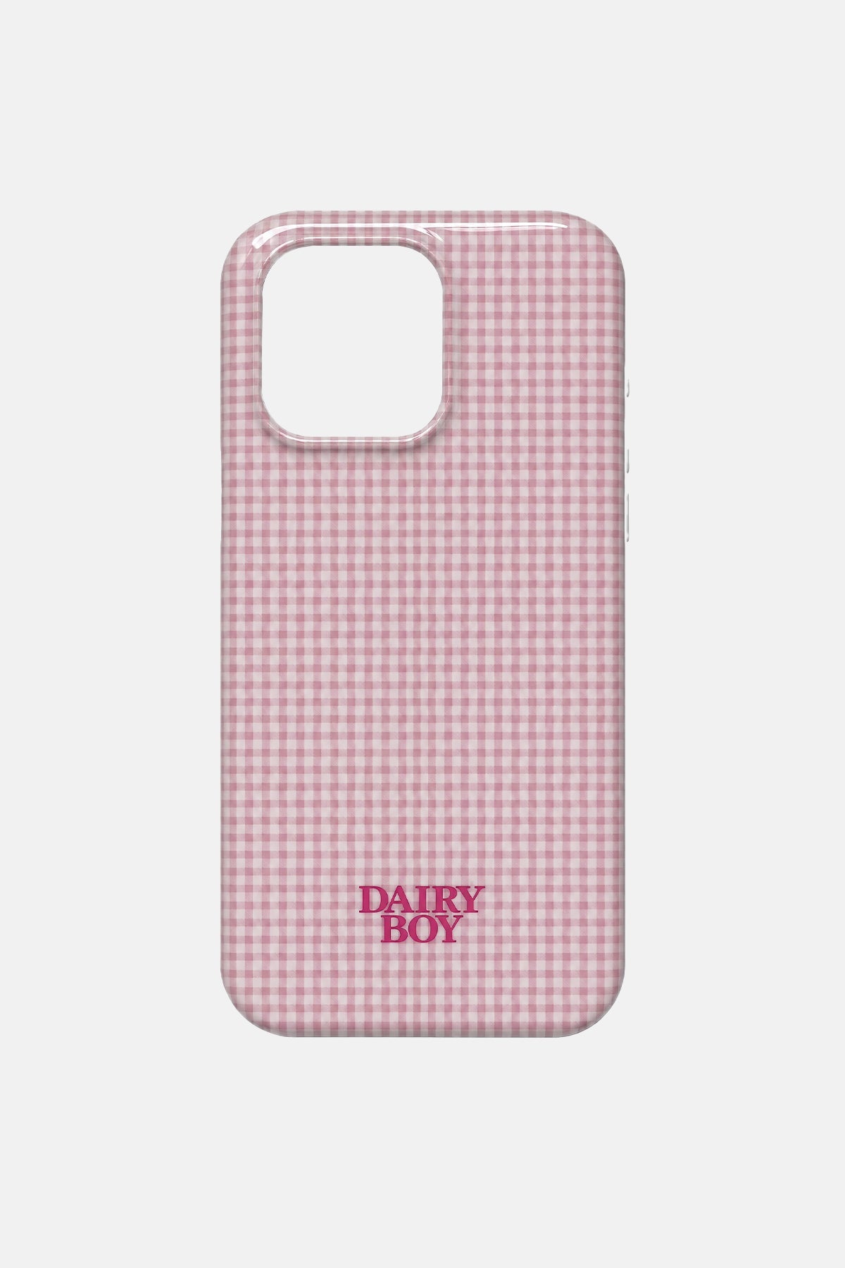 Farm Friends Phone Case - Pink Gingham